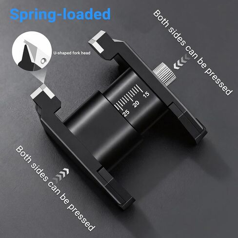 Lamdo Elastic U-Shaped Ear Puller Spring Bar Tweezer Pliers for Watch Band Spring Bar Removal Watchmaker Tools for 12–25mm Bands Includes 108PCS Spring Bars in Saudi Arabia