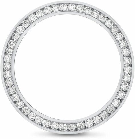 Ewatchparts 3.15CT CHANNEL NATURAL DIAMOND BEZEL COMPATIBLE WITH ROLEX DATEJUST 41MM 126300, 126334 STAINLESS in Kuwait
