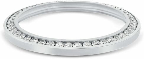 Ewatchparts 3.15CT CHANNEL NATURAL DIAMOND BEZEL COMPATIBLE WITH ROLEX DATEJUST 41MM 126300, 126334 STAINLESS in Kuwait