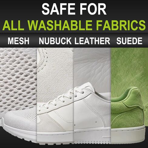 X-SMILE Sneaker Cleaning Kit, Foam Cleaner for White Shoes, PU & Synthetic, Canvas, Mesh & Rubber, Brush, Towel & Wipe 100ml in Saudi Arabia