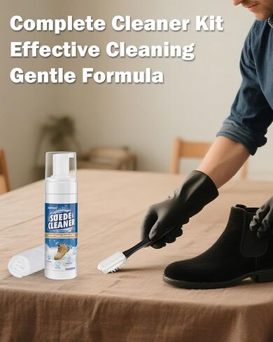Suede and Nubuck Cleaner, Suede Shoe Cleaner with Brush & Towel, Suede Shoes Cleaner in Saudi Arabia
