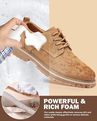 Suede and Nubuck Cleaner, Suede Shoe Cleaner with Brush & Towel, Suede Shoes Cleaner in Saudi Arabia