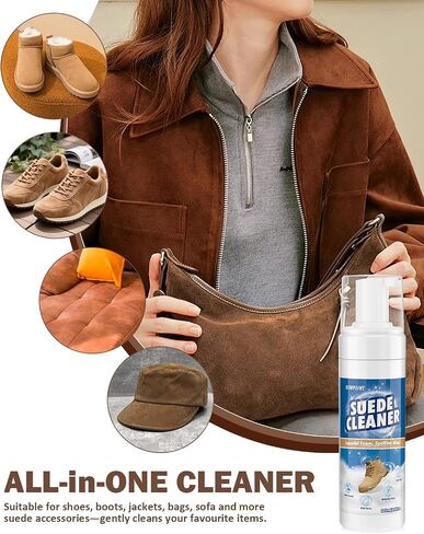 Suede and Nubuck Cleaner, Suede Shoe Cleaner with Brush & Towel, Suede Shoes Cleaner in Saudi Arabia