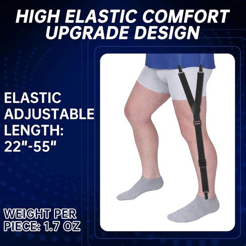 Shirt Stays for Men, Adjustable Smooth Elastic in Saudi Arabia
