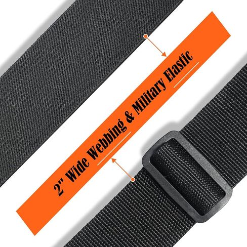 WELKINLAND Ultralight Clip-on Suspenders, 2 Inch Suspenders for Men, Strong X-back Suspenders, Black Suspender Men, Work Suspender for Pants, Mens Suspender for Seniors in Saudi Arabia