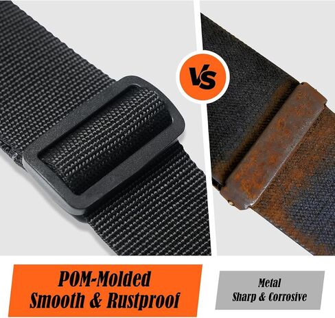 WELKINLAND Ultralight Clip-on Suspenders, 2 Inch Suspenders for Men, Strong X-back Suspenders, Black Suspender Men, Work Suspender for Pants, Mens Suspender for Seniors in Saudi Arabia