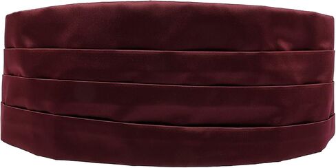 Men's Adjustable Satin Cummerbund - Premium Black Classic for Bar Party Wedding in Kuwait