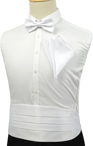 Men's Adjustable Satin Cummerbund - Premium Black Classic for Bar Party Wedding in Kuwait