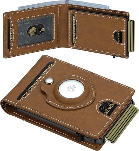 furid Card Wallet For Men Slim: Smart Rfid Minimalist Front Pocket Pop Up Wallet with ID Window - Gifts for Husband Father at Birthday Anniversary in Saudi Arabia