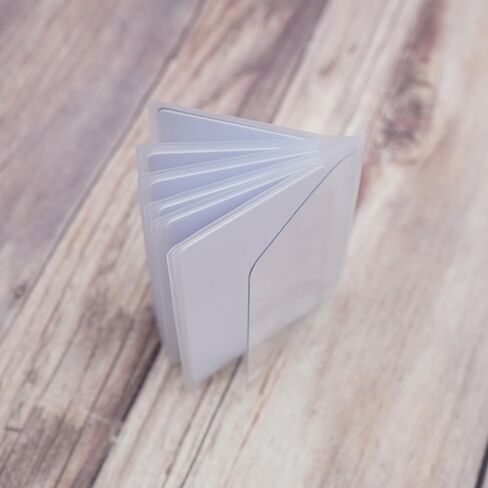 Wallets Set of 2 Clear Premium Quality Wallet Insert from (Trifold 6 Page) in Saudi Arabia