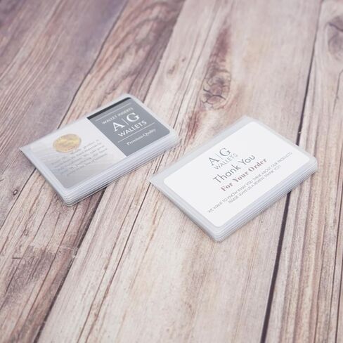 Wallets Set of 2 Clear Premium Quality Wallet Insert from (Trifold 6 Page) in Saudi Arabia