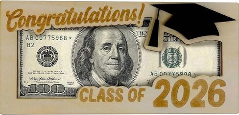 Graduation Money Holder, Money Holder for Cash Gifts Graduation, Class of 2026 Graduation Gifts in Kuwait