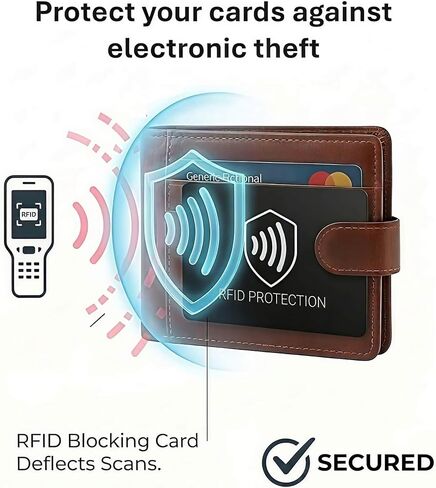 RFID Blocking Card, 2 Pack, NFC Credit Card Protector for Wallet | Protects Cards, ID & Passports, Electronic Theft Protection, Contactless Travel Security Defender in Saudi Arabia