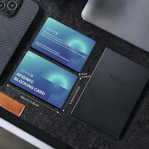 RFID Blocking Cards,Contactless NFC Debit Credit Card Passport ID Card Protector,Slim RFID Card Blocker for Wallet Safe Card Shield, Anti-Theft& Scam, Credit Card Fraud Shield-6 Pack in Saudi Arabia