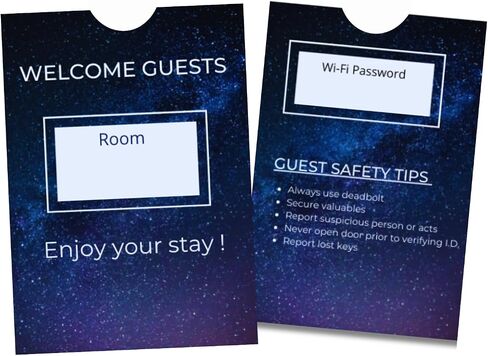 Hotel Key Card Envelopes/Sleeve/Cover/Holder (Pack of 1000 Sleeve inside box) Envelope size 3.55 inch Height * 2.37 inch Width, Fits up to 4 RFID or Magnetic Stripe Hotel Key Cards. in Kuwait