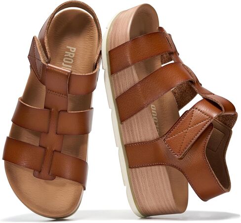 Project Cloud Platform Sandals Women – Strappy Wedges with Comfortable Plush & Soft Insole – Lightweight & Non Slip Platform Sandals for Women 2026 in Kuwait