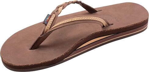 Rainbow Sandals Women’s Double Layer Flirty Braidy Premier Leather w/Single Braided Strap in Saudi Arabia