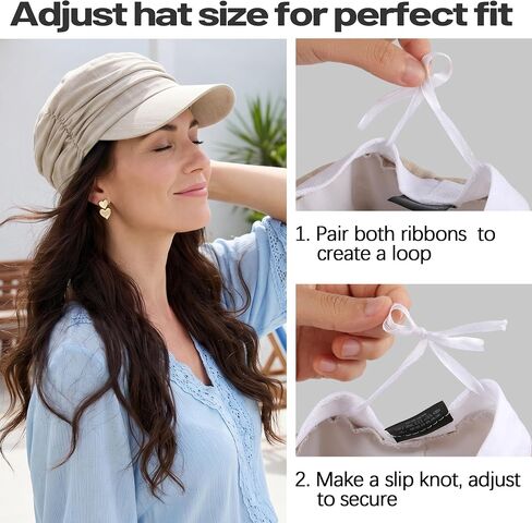 Babalet Women Linen Blend Newsboy Hat, Lightweight Breathable Chemo Hat for Women with Hair Loss, Cancer Headwear Headwraps in Saudi Arabia