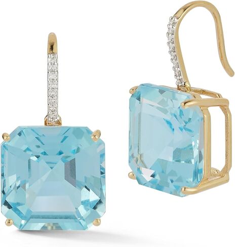 ماتيو نيويورك Asscher قص الأقراط المتدلية in Kuwait