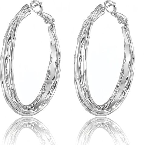 Dangle Flower Gold Earrings for Women, Trendy Statement Hoop Earrings, Gold Floral Drop Earrings Jewelry for Gifts in Saudi Arabia