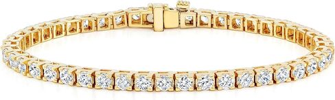 Diamond Wish 7 Carat Diamond Tennis Bracelet in 14k Yellow Gold (G-H, VS2-SI1, cttw) 7 Inches Long in Kuwait