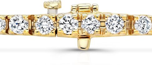 Diamond Wish 7 Carat Diamond Tennis Bracelet in 14k Yellow Gold (G-H, VS2-SI1, cttw) 7 Inches Long in Kuwait