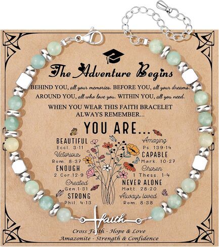 JoycuFF 𝗚𝗶𝗳𝘁𝘀 𝗳𝗼𝗿 𝗪𝗼𝗺𝗲𝗻 𝗖𝗿𝗼𝘀𝘀 𝗙𝗮𝗶𝘁𝗵 𝗕𝗿𝗮𝗰𝗲𝗹𝗲𝘁 Graduation Birthday Christmas Mothers Day Christian Gifts for Women Her Mom Grandma Daughter Aunt in Kuwait