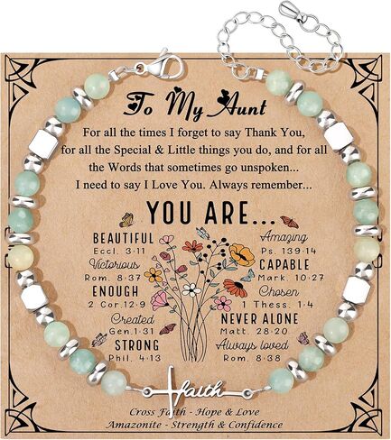 JoycuFF 𝗚𝗶𝗳𝘁𝘀 𝗳𝗼𝗿 𝗪𝗼𝗺𝗲𝗻 𝗖𝗿𝗼𝘀𝘀 𝗙𝗮𝗶𝘁𝗵 𝗕𝗿𝗮𝗰𝗲𝗹𝗲𝘁 Graduation Birthday Christmas Mothers Day Christian Gifts for Women Her Mom Grandma Daughter Aunt in Kuwait