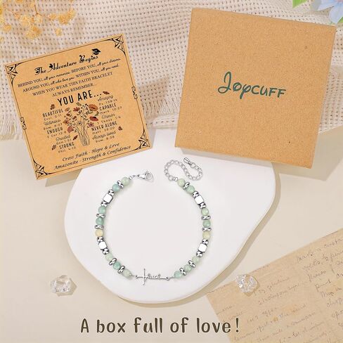 JoycuFF 𝗚𝗶𝗳𝘁𝘀 𝗳𝗼𝗿 𝗪𝗼𝗺𝗲𝗻 𝗖𝗿𝗼𝘀𝘀 𝗙𝗮𝗶𝘁𝗵 𝗕𝗿𝗮𝗰𝗲𝗹𝗲𝘁 Graduation Birthday Christmas Mothers Day Christian Gifts for Women Her Mom Grandma Daughter Aunt in Kuwait