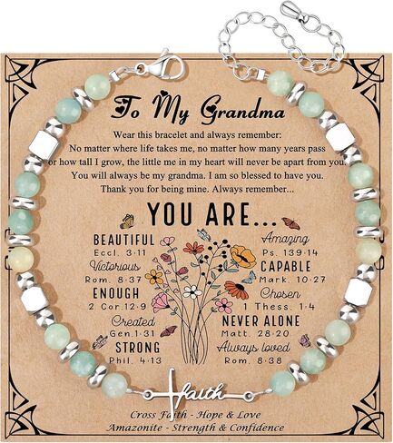 JoycuFF 𝗚𝗶𝗳𝘁𝘀 𝗳𝗼𝗿 𝗪𝗼𝗺𝗲𝗻 𝗖𝗿𝗼𝘀𝘀 𝗙𝗮𝗶𝘁𝗵 𝗕𝗿𝗮𝗰𝗲𝗹𝗲𝘁 Graduation Birthday Christmas Mothers Day Christian Gifts for Women Her Mom Grandma Daughter Aunt in Kuwait