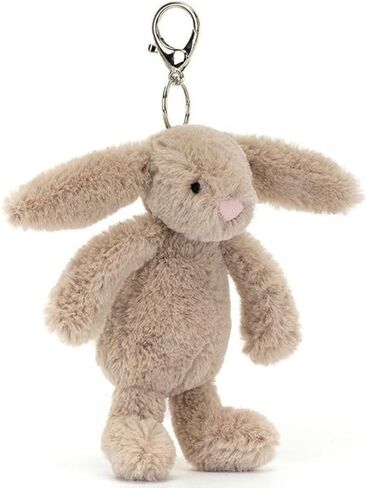 Jellycat Bashful Beige Bunny Bag Charm 3x4x17cm in Kuwait