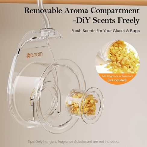 Clear Teardrop Purse Hanger Closet 3 Pieces, Luxury Handbag Hangers 360°Rotating, Extra-Wide Purse Hooks Fits Various Straps, Handbag Bag Purse Organizer for Closet in Saudi Arabia