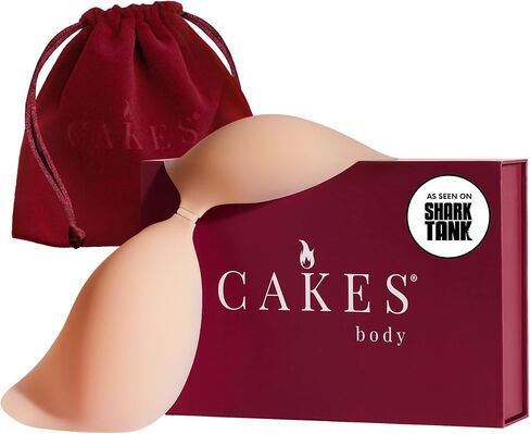 CAKES Body® Adhesive Strapless Bra - Reusable Cakes™ Sticky Bra for Fuller Looking Seamless Shape - Sculpting Solution in Kuwait