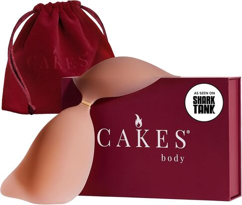 CAKES Body® Adhesive Strapless Bra - Reusable Cakes™ Sticky Bra for Fuller Looking Seamless Shape - Sculpting Solution in Kuwait