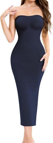 Strapless Slip for Under Dresses Full Slip Shapewear Dress for Women Tummy Control Seamless dress in Saudi Arabia