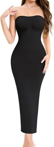 Strapless Slip for Under Dresses Full Slip Shapewear Dress for Women Tummy Control Seamless dress in Saudi Arabia