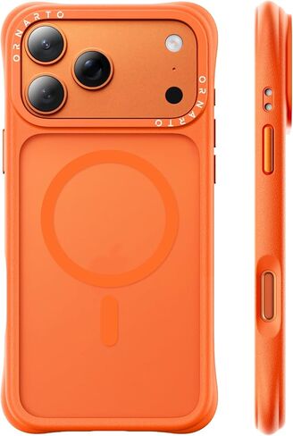 ORNARTO Magnetic for iPhone 17 Pro Max Case, 20FT Military-Grade Drop Protection, Compatible with MagSafe, Slim Shockproof Translucent Matte Phone Case for iPhone 17 Pro Max 6.9", Chalk Pink in Saudi Arabia