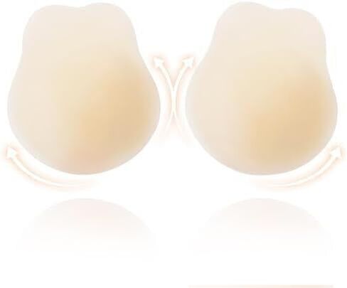 BOOSINI Sticky Bra-Push Up Adhesive Backless Strapless Bra for Women Reusable Silicone Nipple Covers in Saudi Arabia