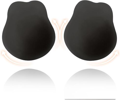 BOOSINI Sticky Bra-Push Up Adhesive Backless Strapless Bra for Women Reusable Silicone Nipple Covers in Saudi Arabia