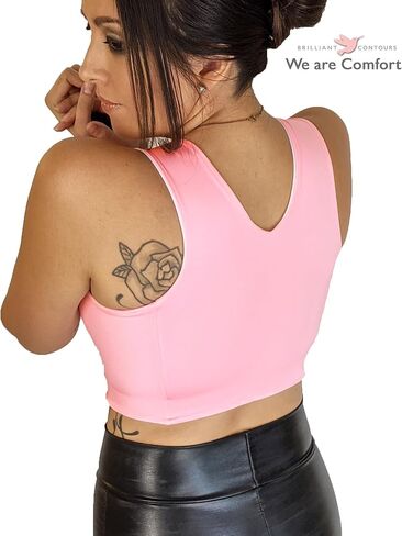 Brilliant Contours Post Surgical Compression Bra: Front Zip, Wirefree & Adjustable for Mastectomy & Breast Surgery Recovery in Saudi Arabia