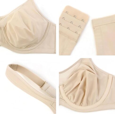 Soft Cloud Minimizer Bra - Seamless, Full Coverage Underwire Bra for Women in Kuwait
