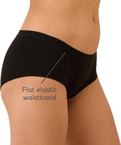 Pact Organic Cotton Women's Everyday Boy Short Underwear, 4 Pack in Kuwait
