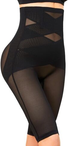 SIMIYA Shapewear Tummy Control Body Shaper for Women High Waist Stomach Compression Thigh Slimmer Butt Lifting Shapewear in Saudi Arabia
