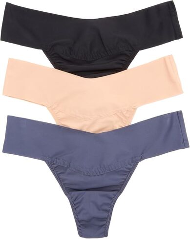 hanky panky Women's BREATHE NATURAL RISE THONG 3 PACK in Kuwait