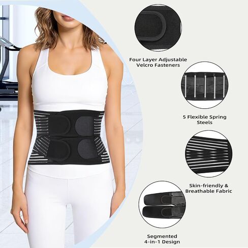 Waist Trainer Belt for Women Segmented Corset Waist Cincher Trimmer Tummy Control Postpartum Faja Body Shaper in Saudi Arabia