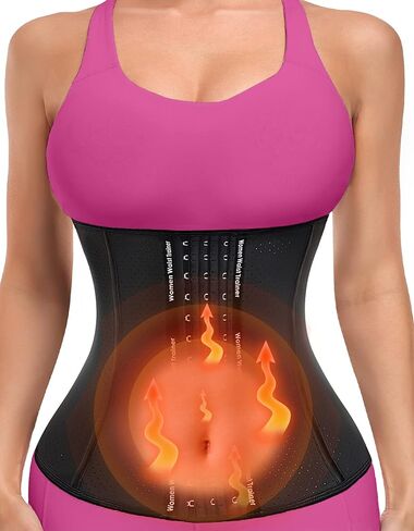 YADIFEN Waist Trainer for Women,Zipper Corset Body Shaper for Tummy Control Neoprene Cincher Sweat Sauna Vest Tank Top in Saudi Arabia