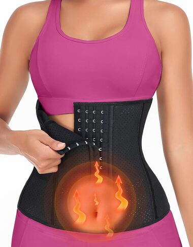 YADIFEN Waist Trainer for Women,Zipper Corset Body Shaper for Tummy Control Neoprene Cincher Sweat Sauna Vest Tank Top in Saudi Arabia