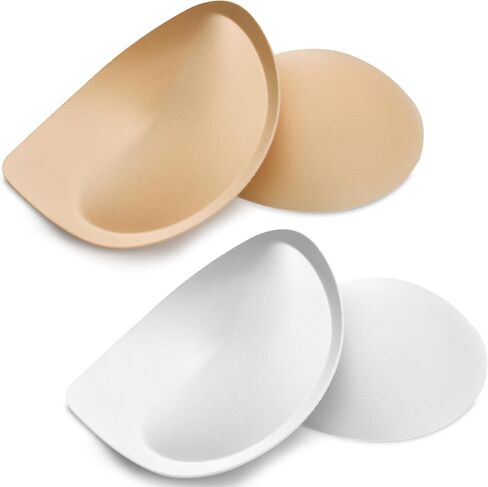 Nimiah Super Thick Push-up Inserts - 2 Pairs Sew in Bra Cups for Dress Breast Enhancer Add Cleavage in Swimsuit Sports Tops in Kuwait
