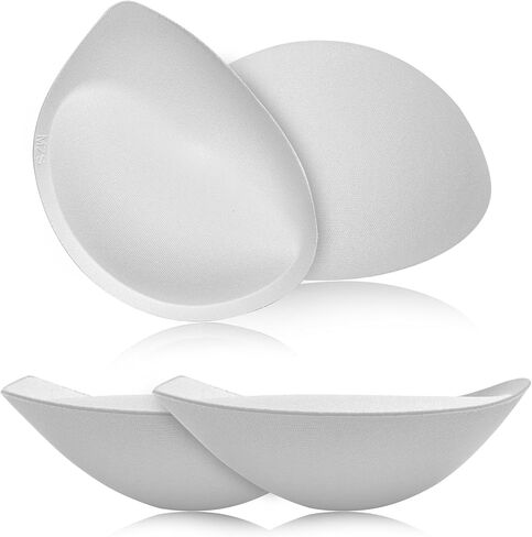 Nimiah Super Thick Push-up Inserts - 2 Pairs Sew in Bra Cups for Dress Breast Enhancer Add Cleavage in Swimsuit Sports Tops in Kuwait