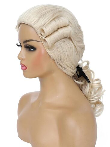 Adequate 80s Mullet Wig for Women Fluffy and Layered Hairpiece for Perfect for Costume Parties and Cosplay (Light Brown) in Kuwait